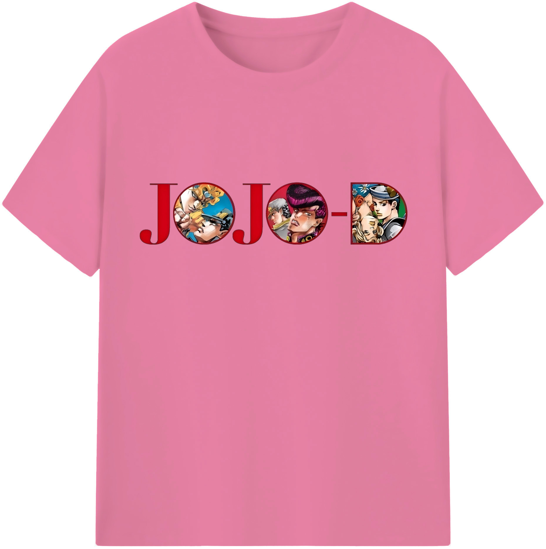 （画像用） ジョジョの奇妙な冒険 JoJo's Bizarre Adventure 綿100％半袖Tシャツ（フロントプリント）